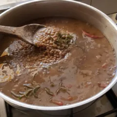 Zuppa di lenticchie di S. Stefano di Sessanio AQ