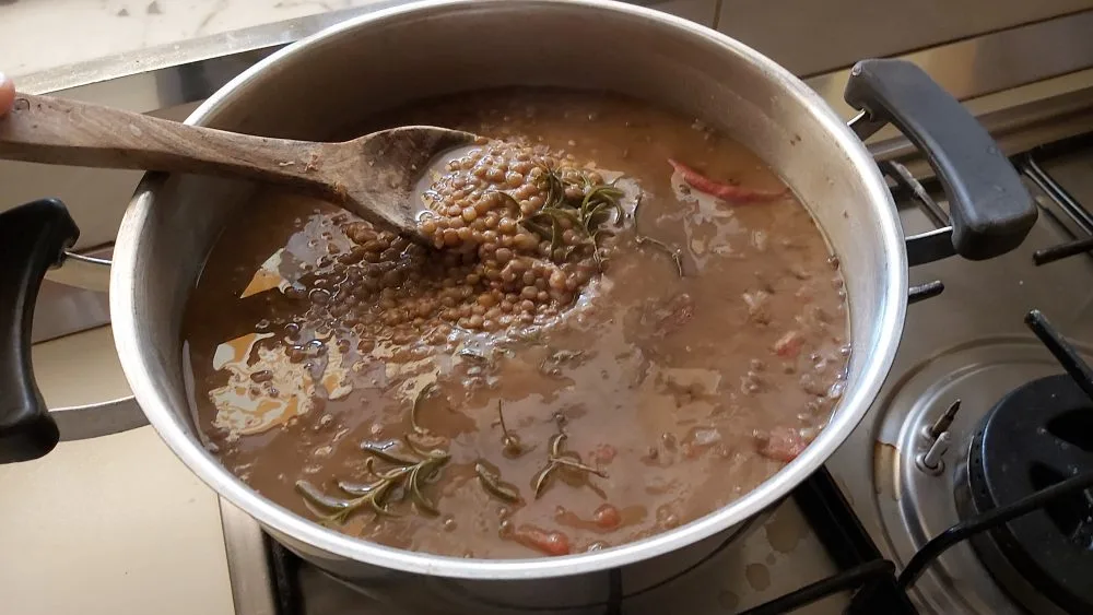 Zuppa di lenticchie di S. Stefano di Sessanio AQ