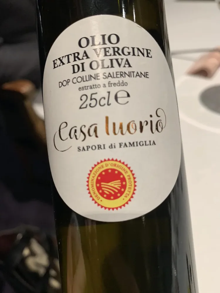 George Restaurant Napoli, l'extravergine in degustazione
