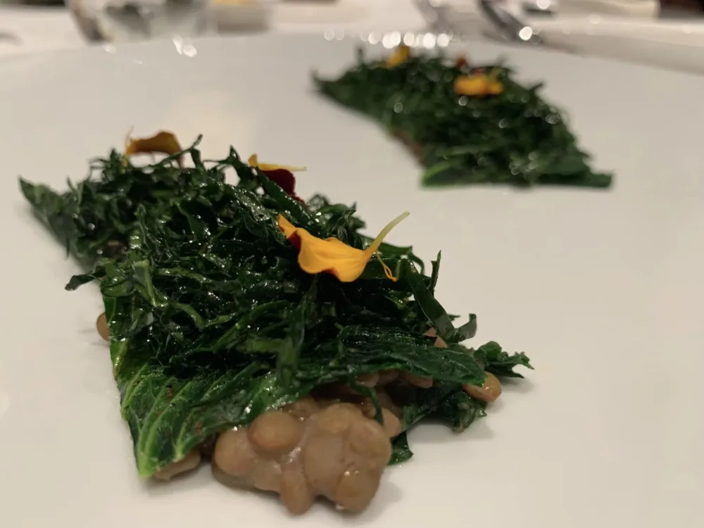 George Restaurant Napoli, torzella e lenticchie