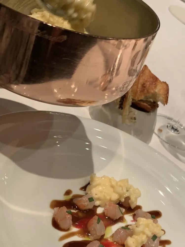 George Restaurant Napoli, il servizio del riso