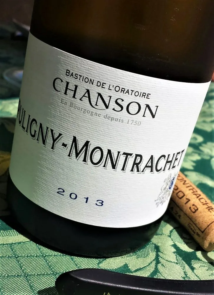 AOC Puligny-Montrachet 2013, Chanson