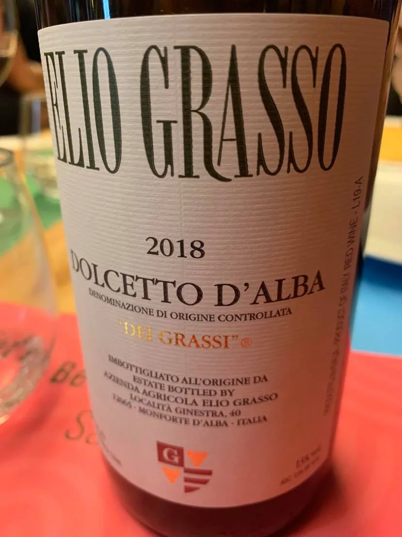 Dolcetto d'Alba dei Grassi 2018