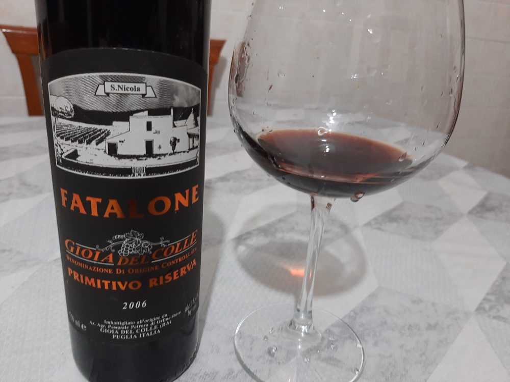 Fatalone Primitivo Riserva Gioia del Colle Doc 2006 Pasquale Petrera