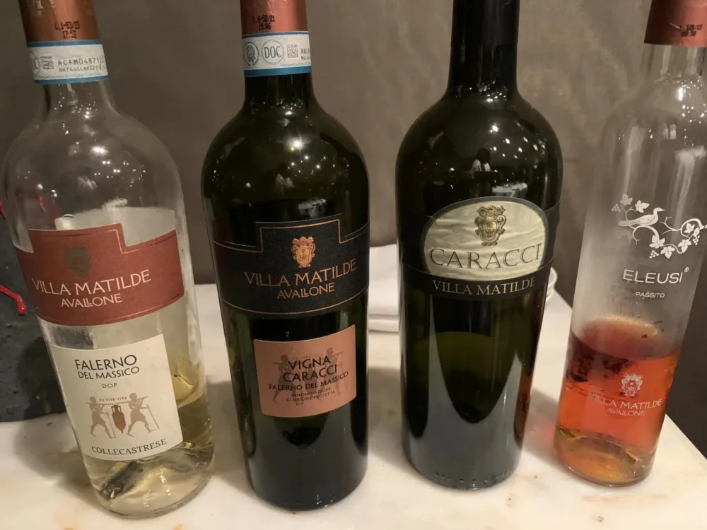 George Restaurant Napoli, i vini