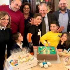 Giuseppe Cianciulli con la famiglia