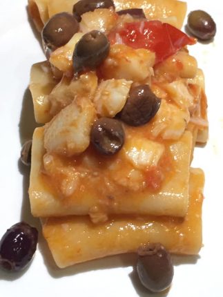 Paccheri con il baccalà, la ricetta da fare a casa