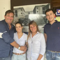 Maurizio Russo e famiglia