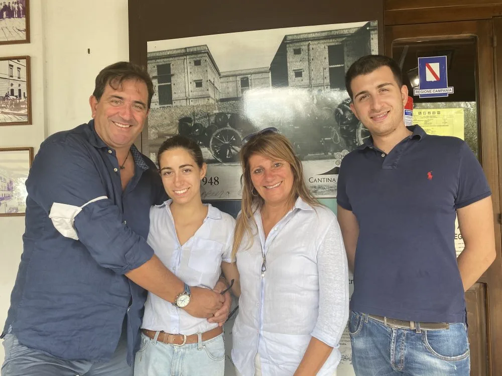 Maurizio Russo e famiglia