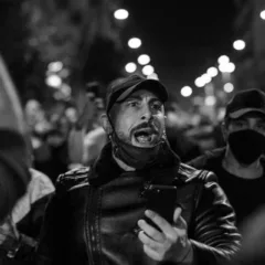 Nunzio Marino in piazza