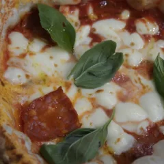 Una delle pizze dei Top Player realizzata da Vincenzo Capuano