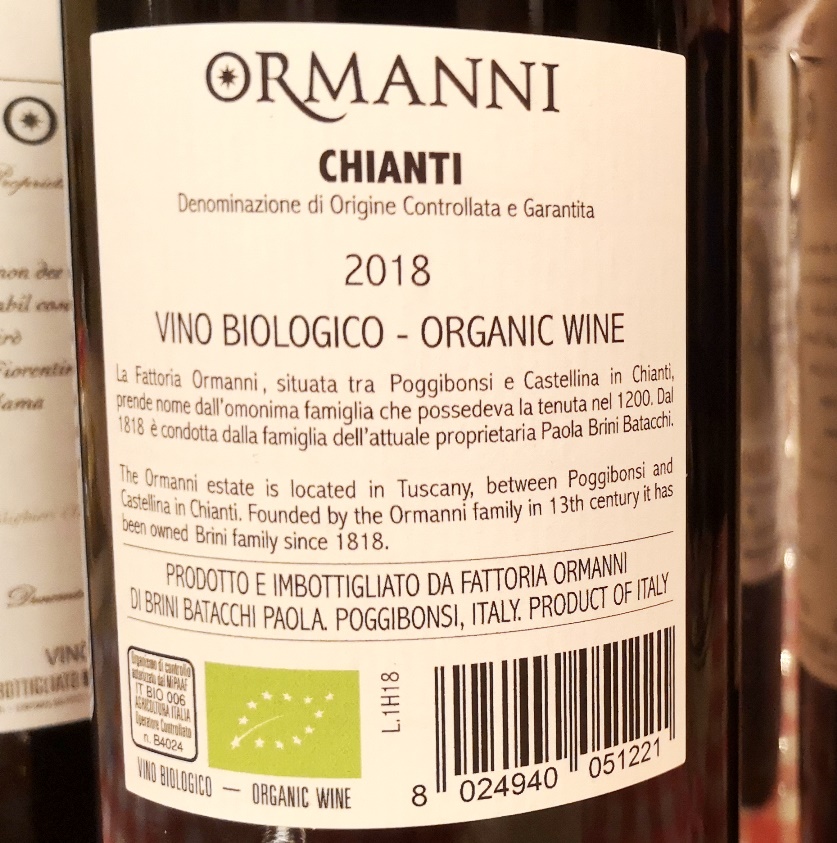 Chianti 2018 Ormanni