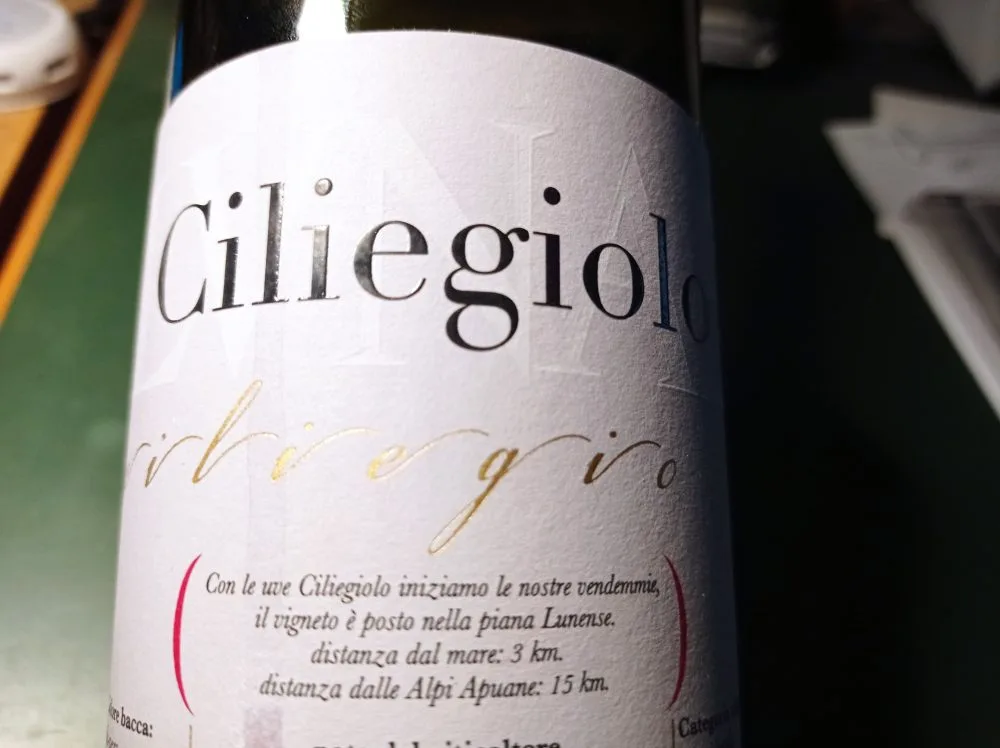 Ciliegiolo 2019 Liguria di Levante Rosso, igt, Cantine Lunae