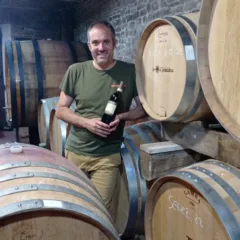 Emaniele Colombo in bottaia