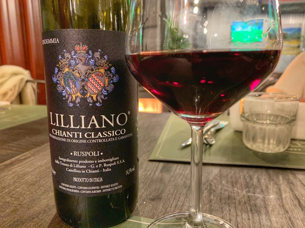 La carta dei vini del Billi’s