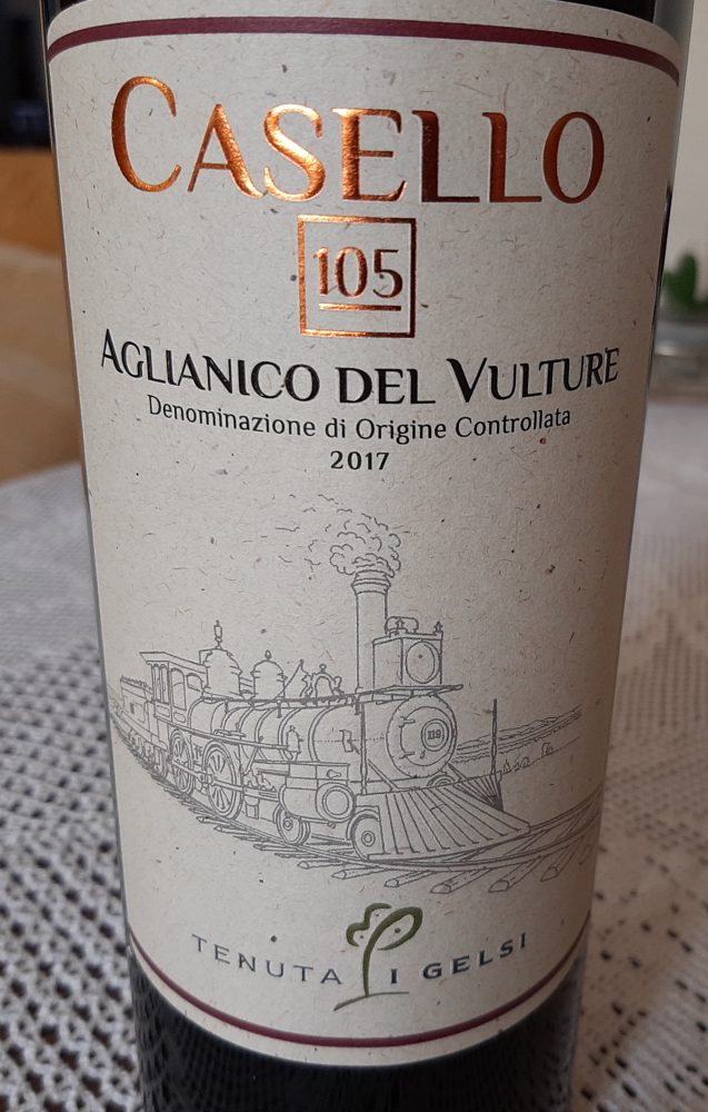 Casello 105 Aglianico del Vulture Doc 2017 Tenuta I Gelsi