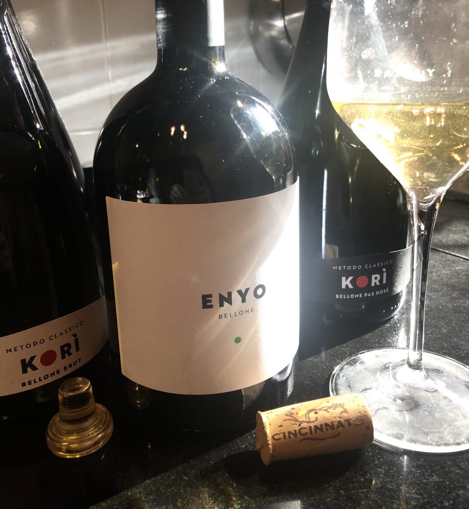 Cincinnato Enyo Lazio IGT Bellone -Metodo Classico Kori' Bellone Brut e Metodo Classico Kori' Bellone pas Dose'
