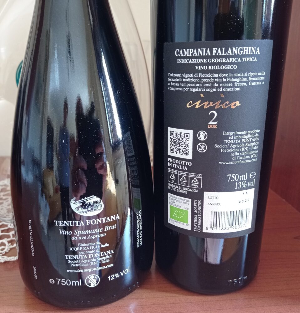 Controetichette vini Tenuta Fontana