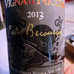 Vigna le Nicchie 2013 Tempranillo Toscana igt Beconcini