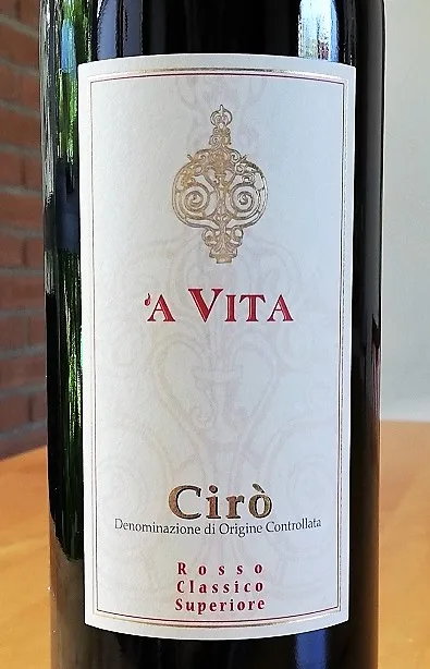 ʻA VITA – Ciro' Doc Rosso Classico Superiore 2014