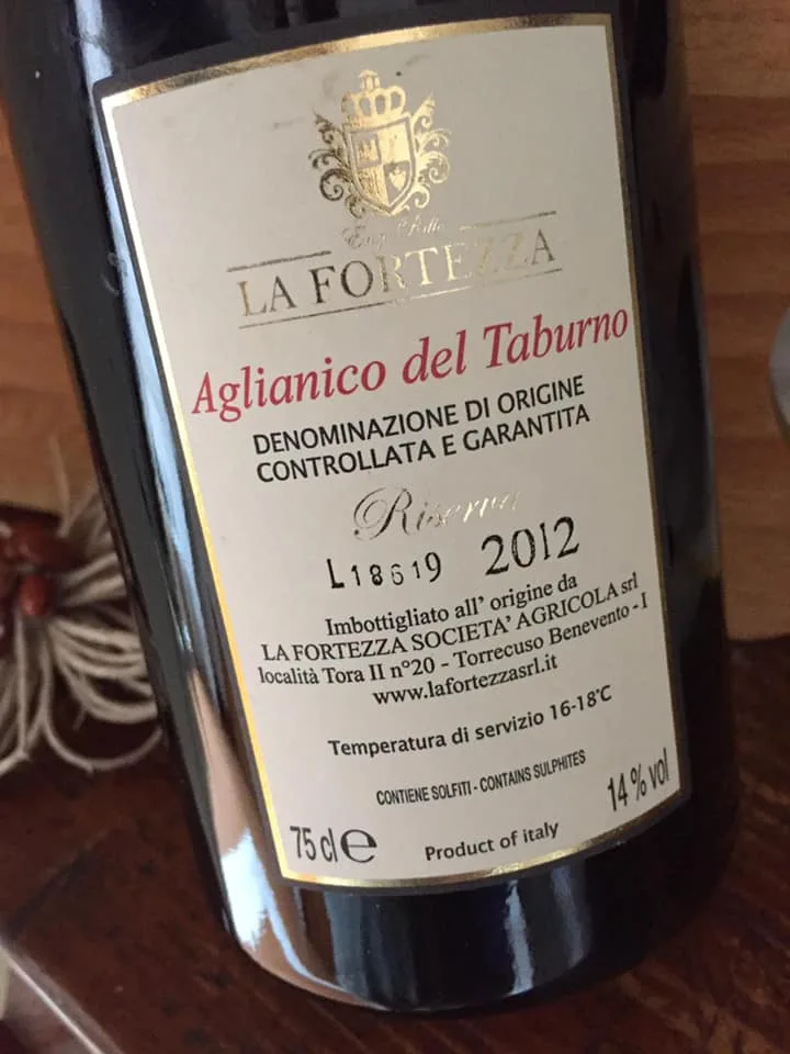 Aglianico del Taburno la Fortezza