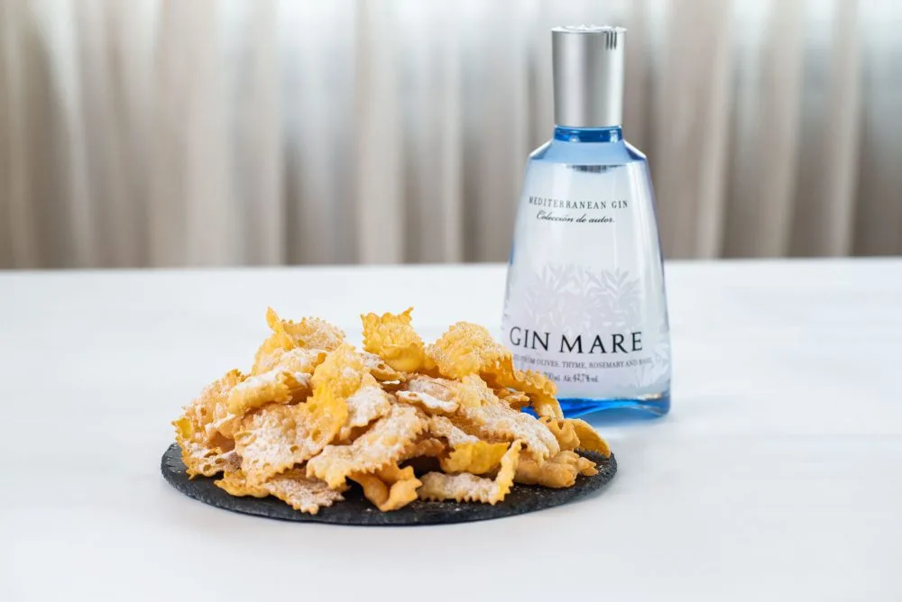 Chiacchiere al gin mare