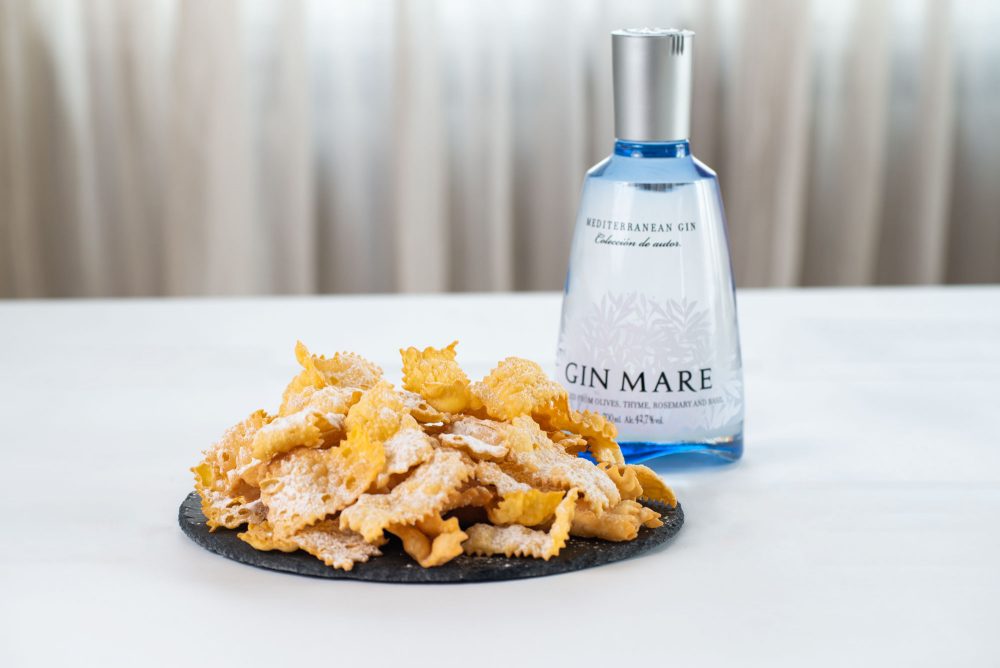 Chiacchiere al gin mare