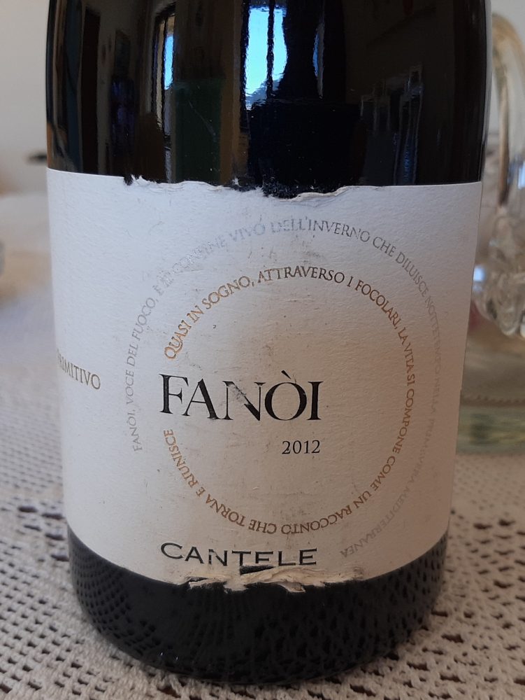 Fanoi Primitivo Salento Igt 2012 Cantele