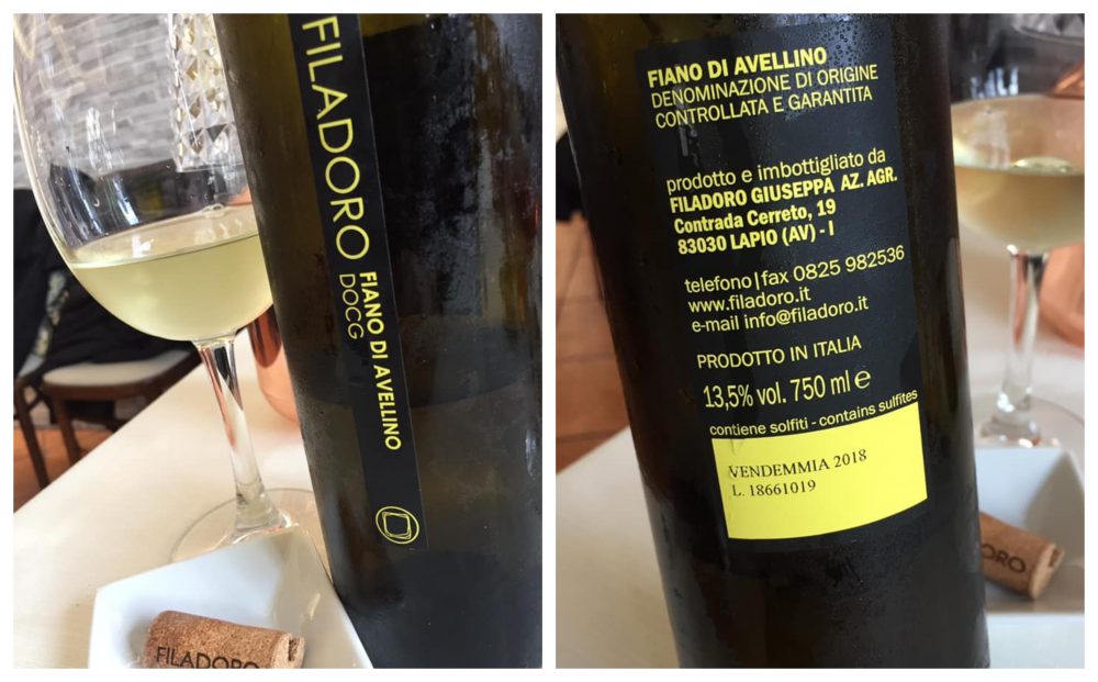 Fiano di Avellino Filadoro 2018