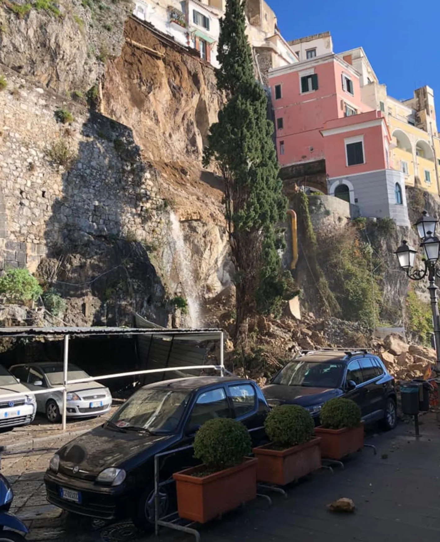 Distastro ad Amalfi