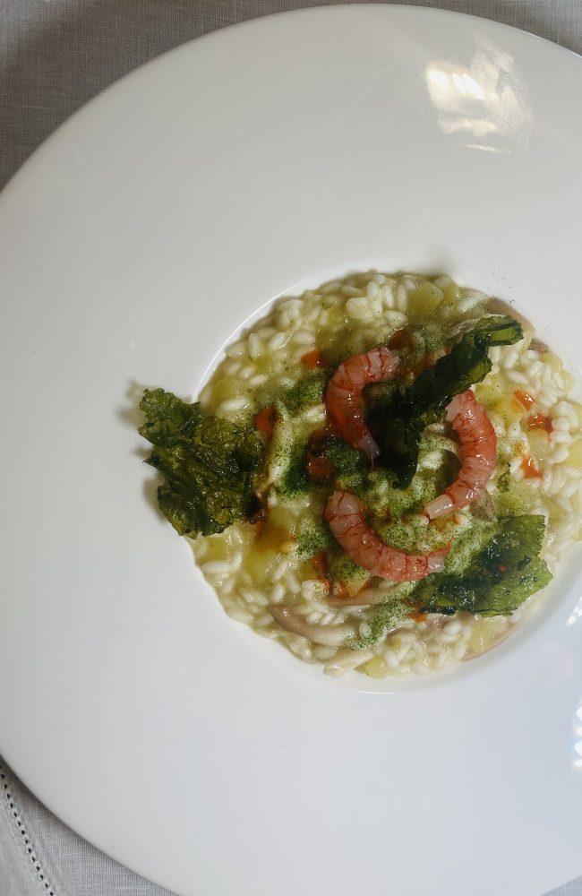 Locanda Bruniana - Risotto, patate e cannolicchi