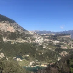 Panorama dal terrazzino della Osteria Rispoli