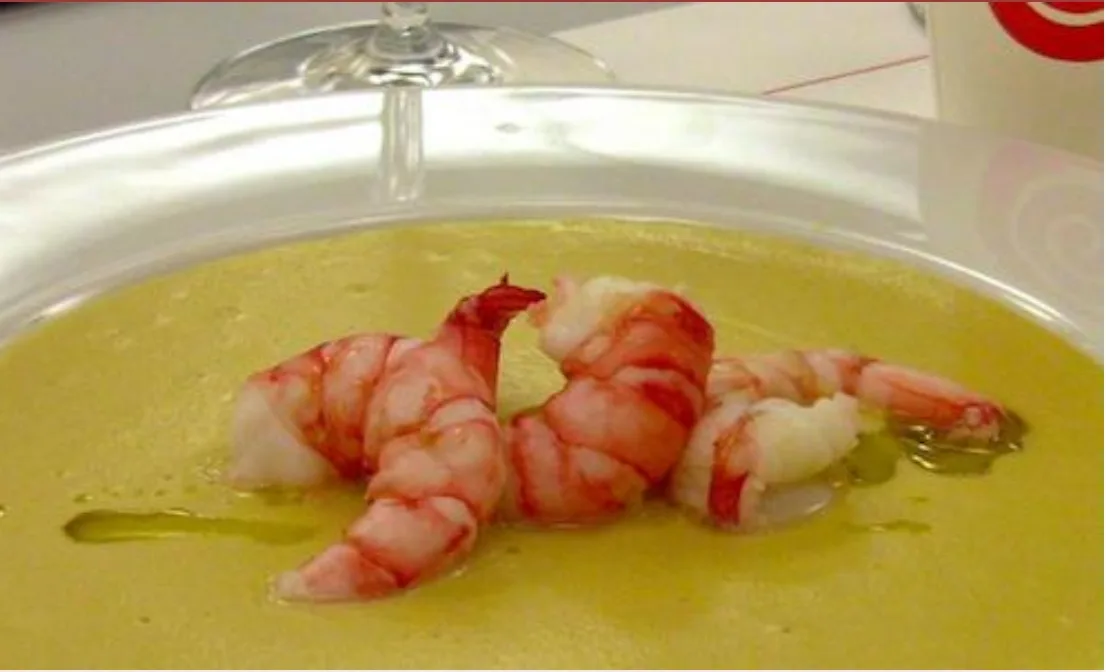 Passatina di ceci e gamberi