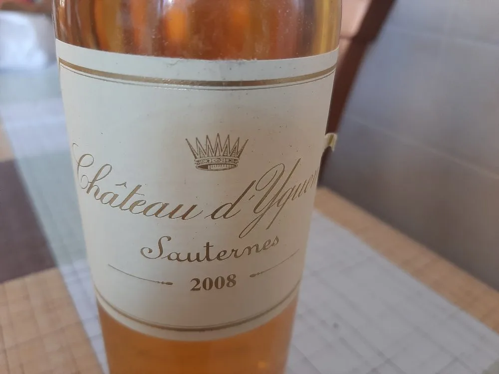 Sauternes Chateau d'Yquem 2008
