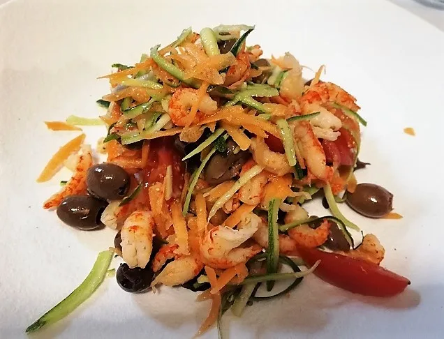 Trattoria del Muliner - Insalata di gamberi d'acqua dolce