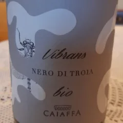 Vibrans Nero di Troia Vino Bio Puglia Igt 2017 Caiaffa
