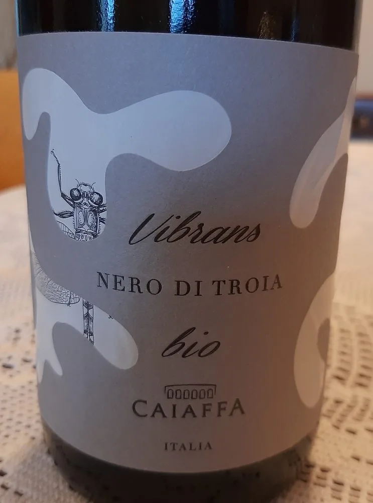Vibrans Nero di Troia Vino Bio Puglia Igt 2017 Caiaffa