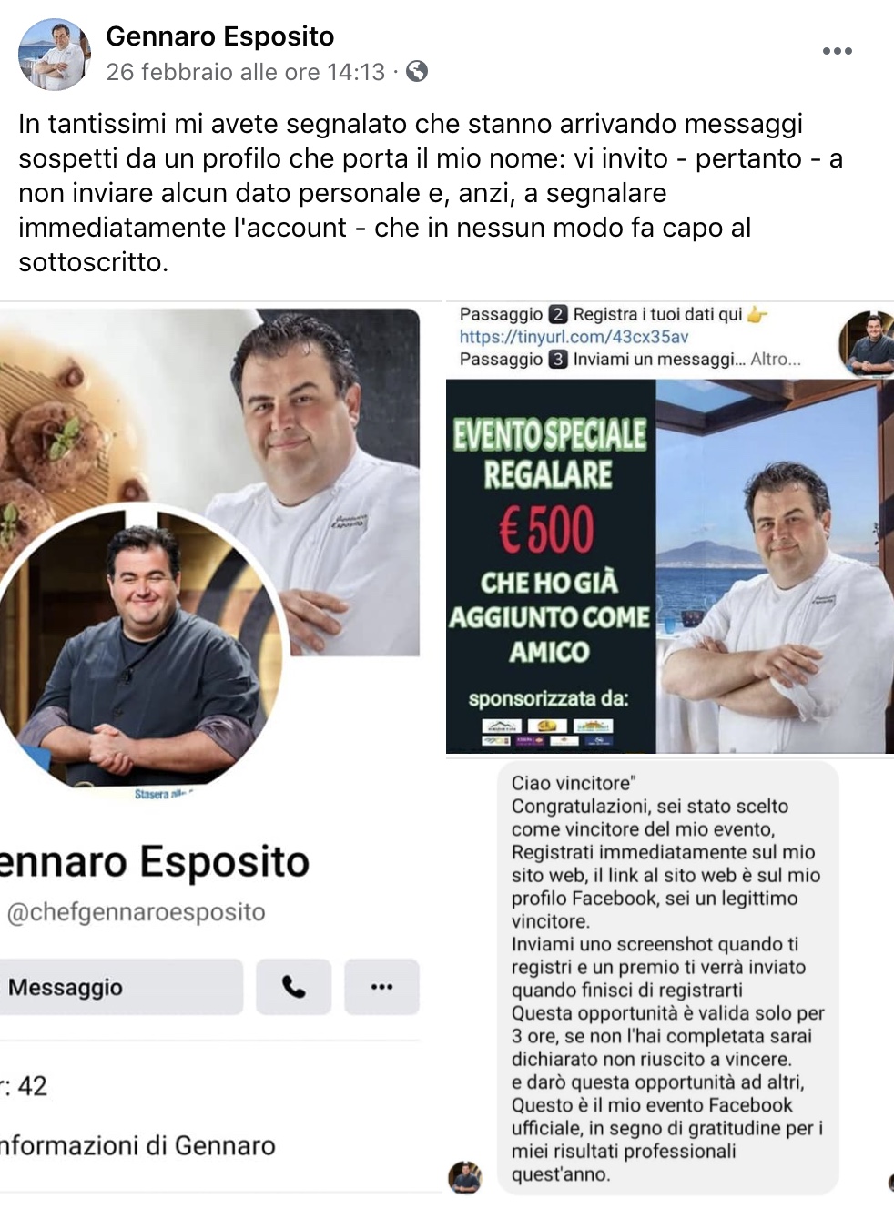 Chef Gennaro Esposito