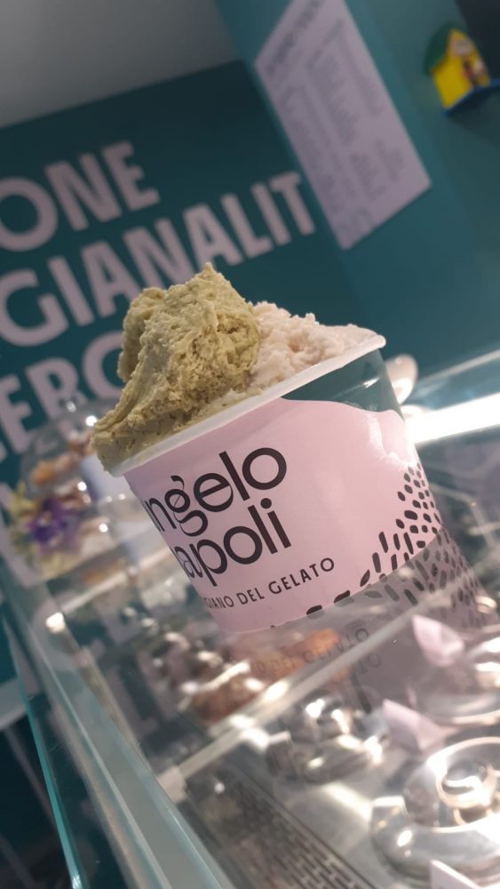 Gelateria Angelo Napoli - coppetta pistacchio