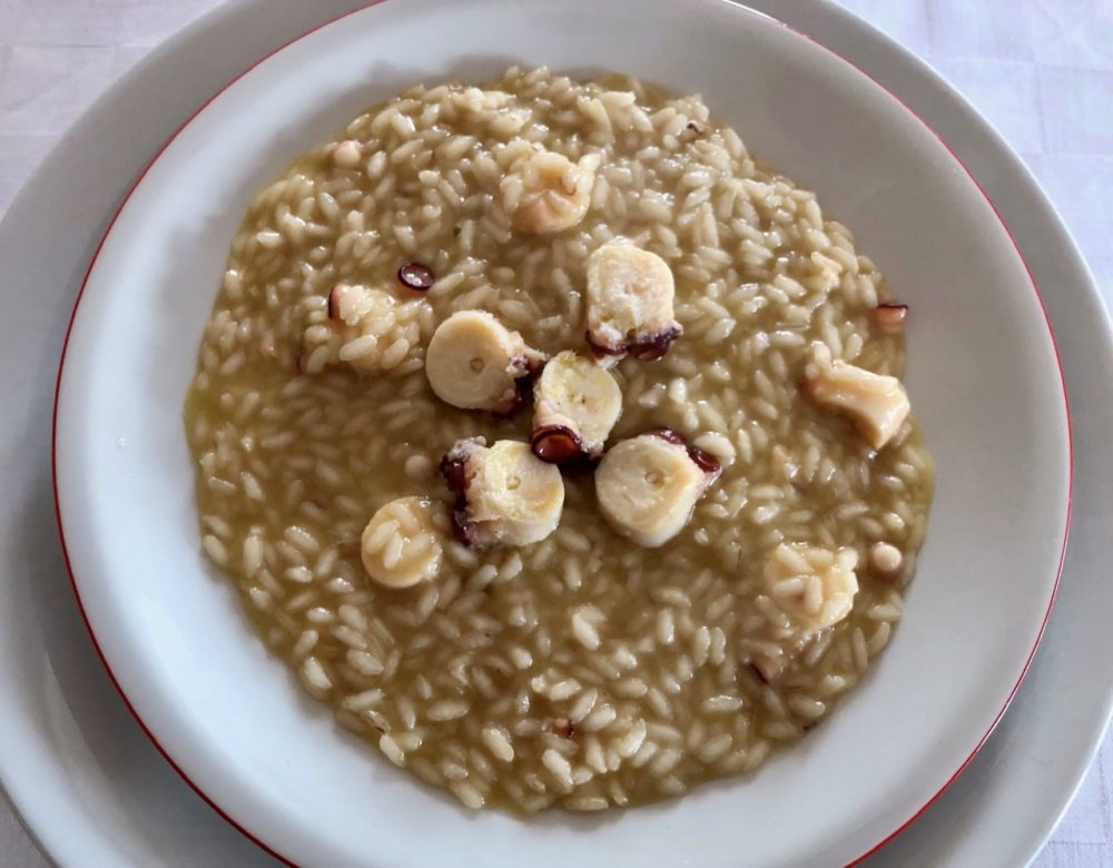 Il risotto visto da drone