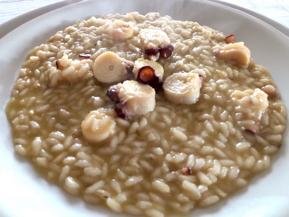 Risotto al polpo