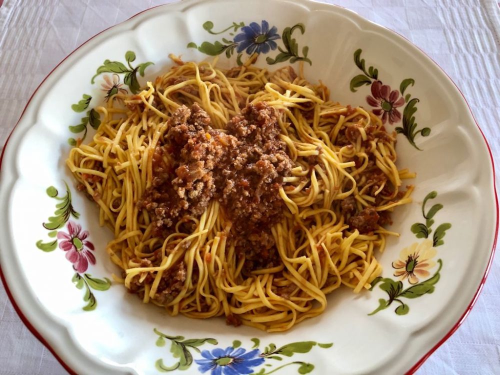 Tagliolini al ragu'