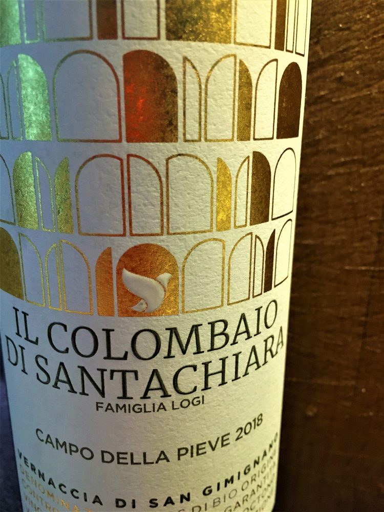 Vernaccia di S. Gimignano Campo della Pieve 2018, Colombaio di Santachiara