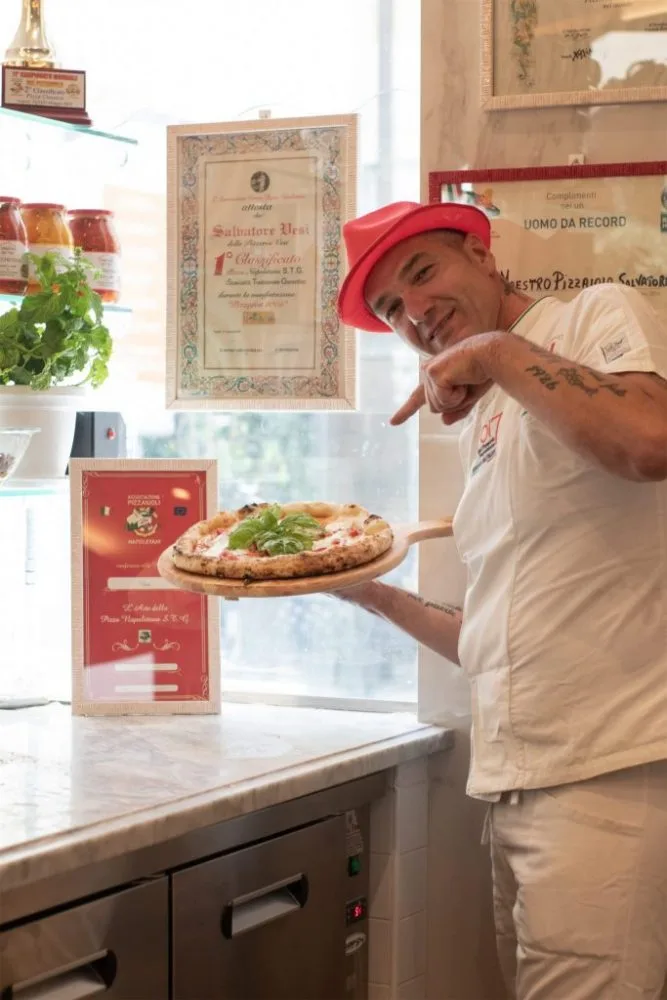 Il Maestro Pizzaiolo Salvatore Vesi