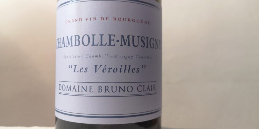 Chambolle-Musigny les Véroilles 2016, Bruno Clair