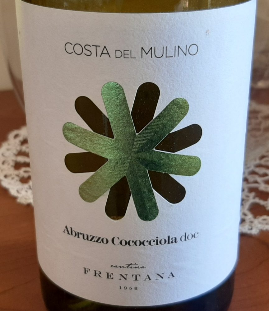 Costa del Mulino Abruzzo Cococciola Doc 2019 Cantina Frentana