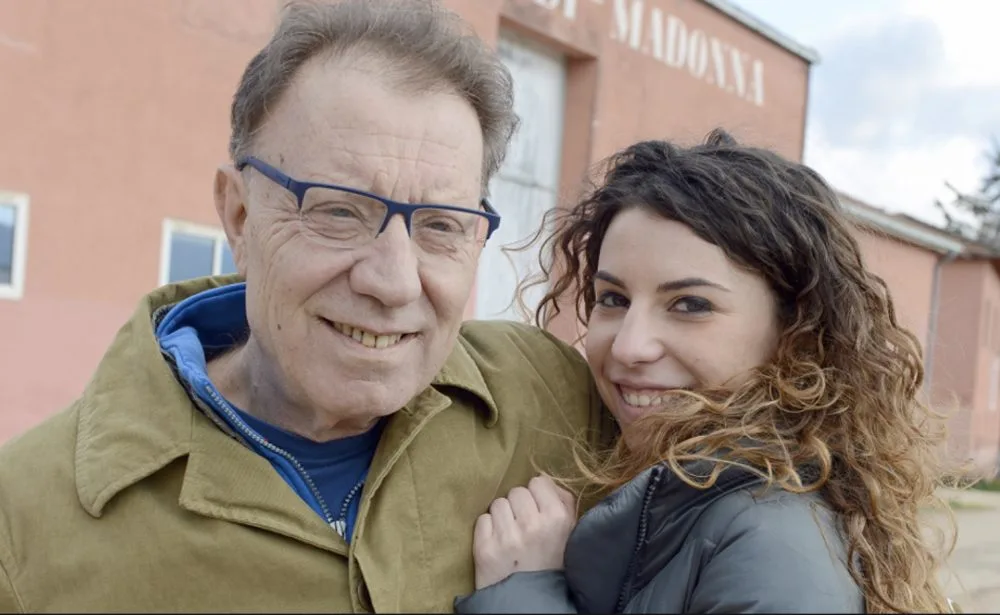 Giulia Cataldi Madonna con il papà Luigi