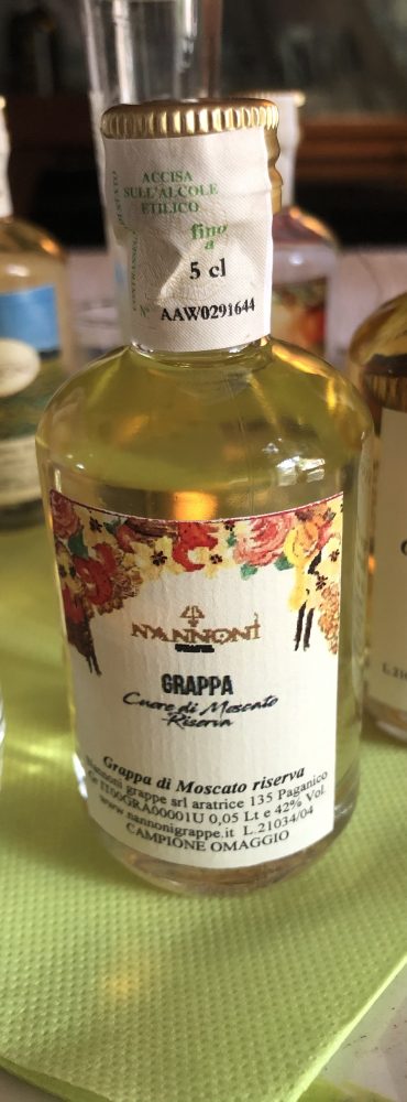 Grappa di Moscato Riserva Nannoni