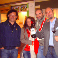 Salone del Gusto 2010, da sx, Alessandro Barletta, Franco Archidiacono, Oto Tortorella