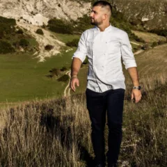 Angelo Rumolo sulla sua montagna